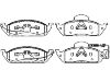 Brake Pad Set:163 420 12 20