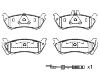 Brake Pad Set:163 420 14 20