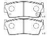 тормозная кладка Brake Pad Set:55200-60810