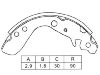 Zapata de freno Brake Shoe Set:K5534