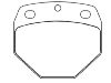 Brake Pad Set:82 84 000 210