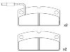Brake Pad Set:6G065