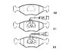 刹车片 Brake Pad Set:9947996