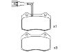 Brake Pad Set:1ML 698 151