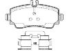 Brake Pad Set:168 420 15 20