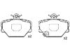 刹车片 Brake Pad Set:451 421 02 10