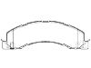 Brake Pad Set:68034093AA
