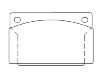 Brake Pad Set:D106-757