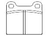 тормозная кладка Brake Pad Set:D58-796