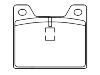 Plaquettes de frein Brake Pad Set:D78-7011