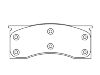 Brake Pad Set:728-D1