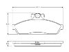 Brake Pad Set:92036054
