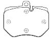 Brake Pad Set:4F0 698 151 E