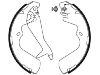 Zapata de freno Brake Shoe Set:58305-4AA00